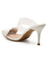 GNIST Love heart Transparent White Heels